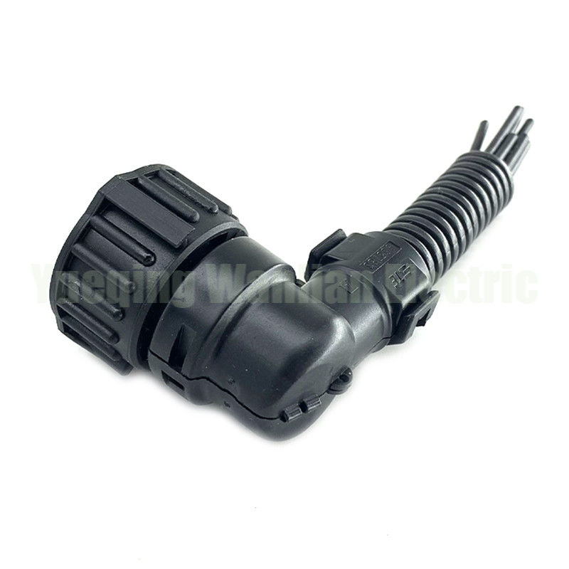 7 Pin 967650-1 968421-1 1-1813344-1 Στρογγυλός αισθητήρας ταχύτητας οδόμετρου Μαύρο σφραγισμένο σύρμα