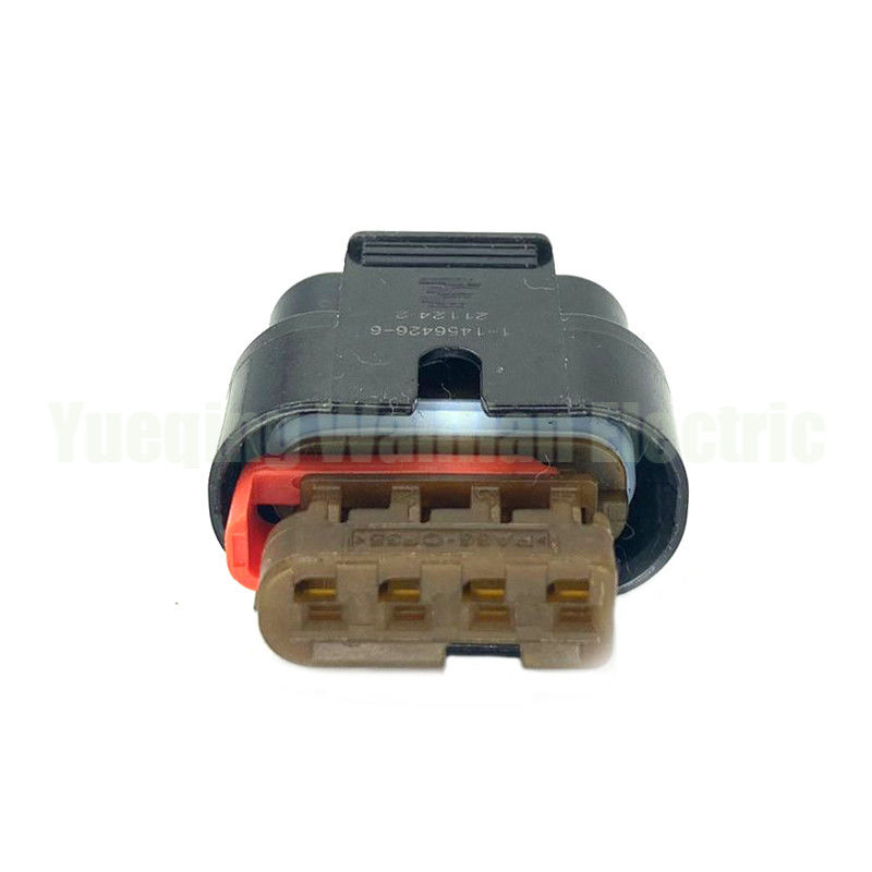 4 καρφίτσες 1-1456426-6 θηλυκό Auto Sensor Connector Plug Oxygen Sensor Connector