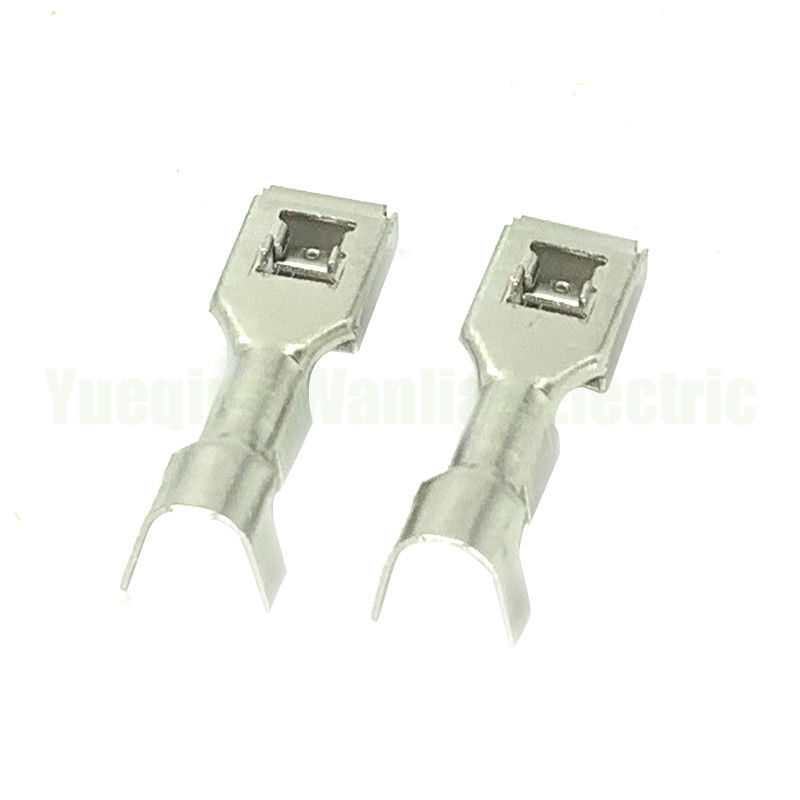 QLW-F-300 6.3mm Θερματικό θηλυκό χάλκινο κράμα κασσίτερου επιχρίστωση σφραγίσματος χάλκινο τερματικό