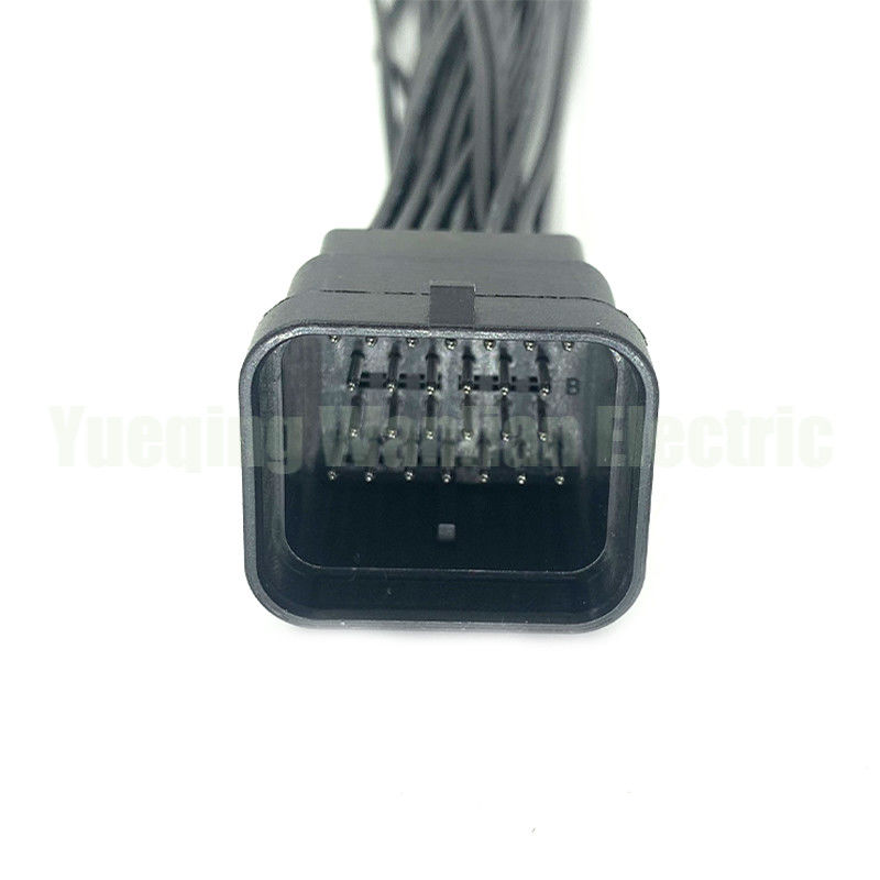 26 Pin WL2621-1.2-11 Μαύρο σφραγισμένο αδιάβροχο ηλεκτρικό συρματόπλεγμα αυτοκινήτου