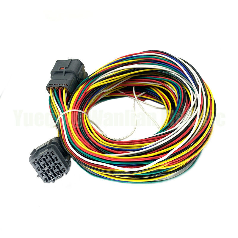 16 Pin 7123-7564-40 7222-7564-40 Αυτοκινητό ραντάρ Plug Wiring Harness Ηλεκτρονικός αδιάβροχος σύνδεσμος