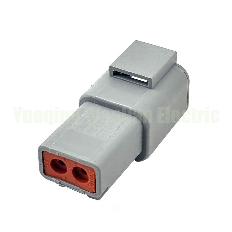 2 Πιν DTP04-2P ATP04-2P DEUTSCH DTP Γκρίζος σύνδεσμος δοχείου Αδιάβροχος ηλεκτρικός σύνδεσμος